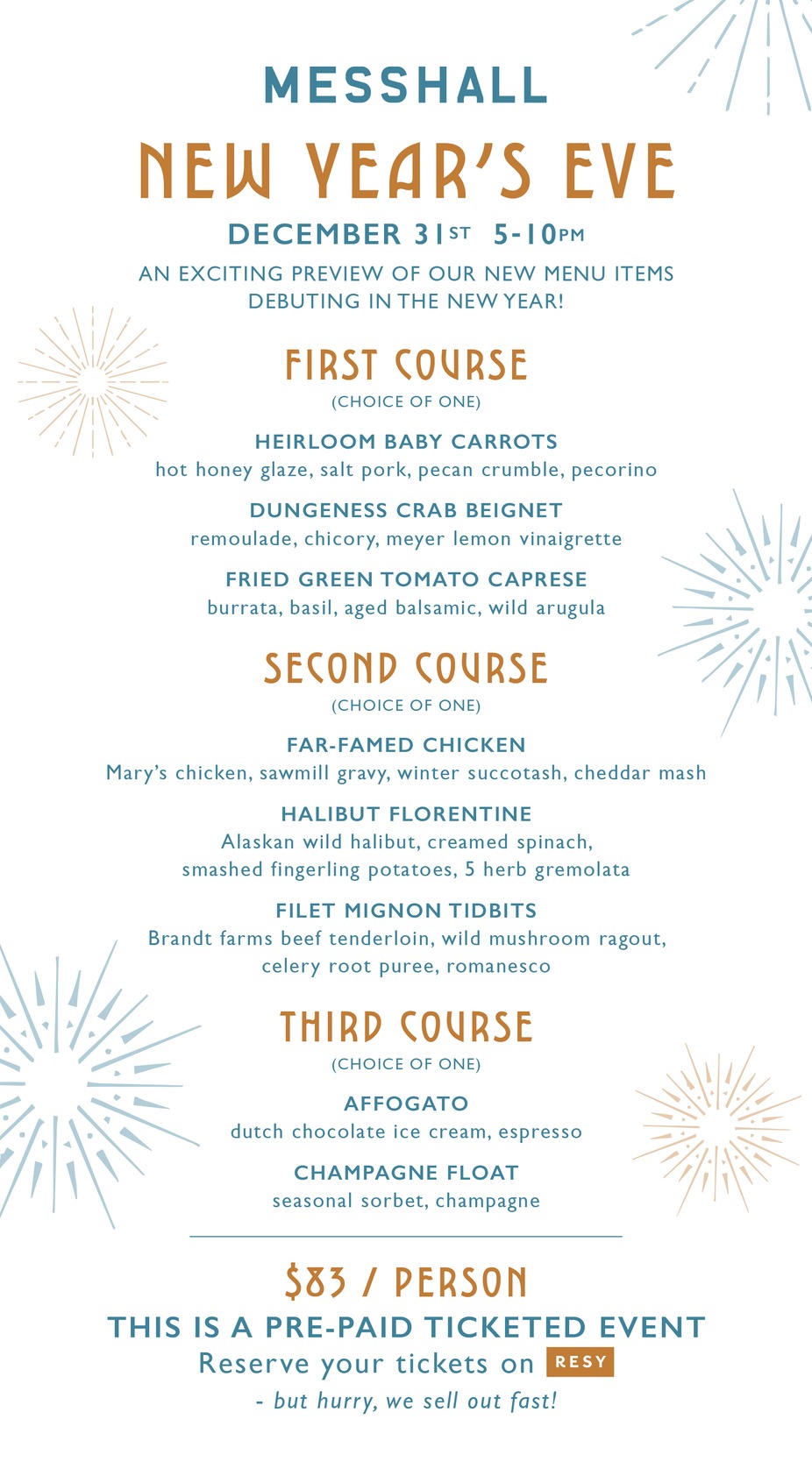 NYE 2025 Messhall event photo