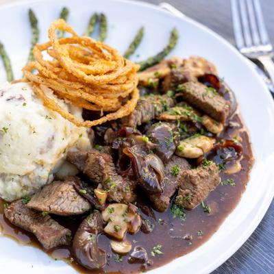 Steak Tips Cabernet photo