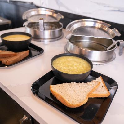 lemon chicken and cheesy potato soups.