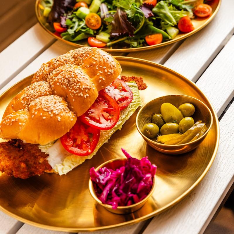 menu item 34 of 49, Schnitzel Challah Bread