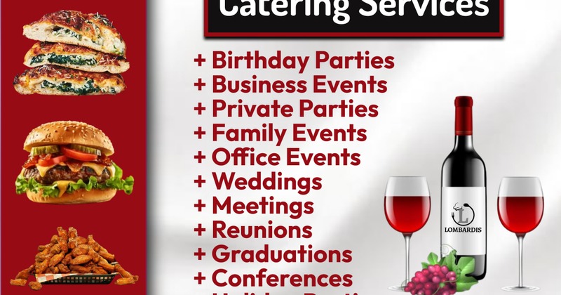 Catering services promotional ad