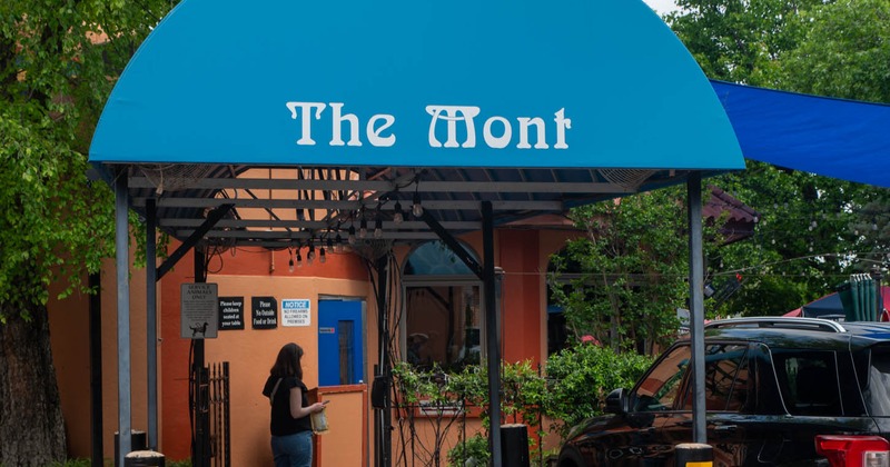 Exterior, entrance to restaurant