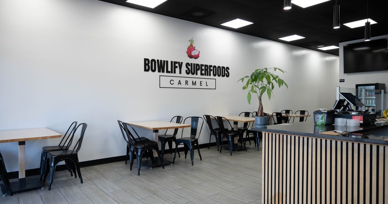 Interior, seating place near bar