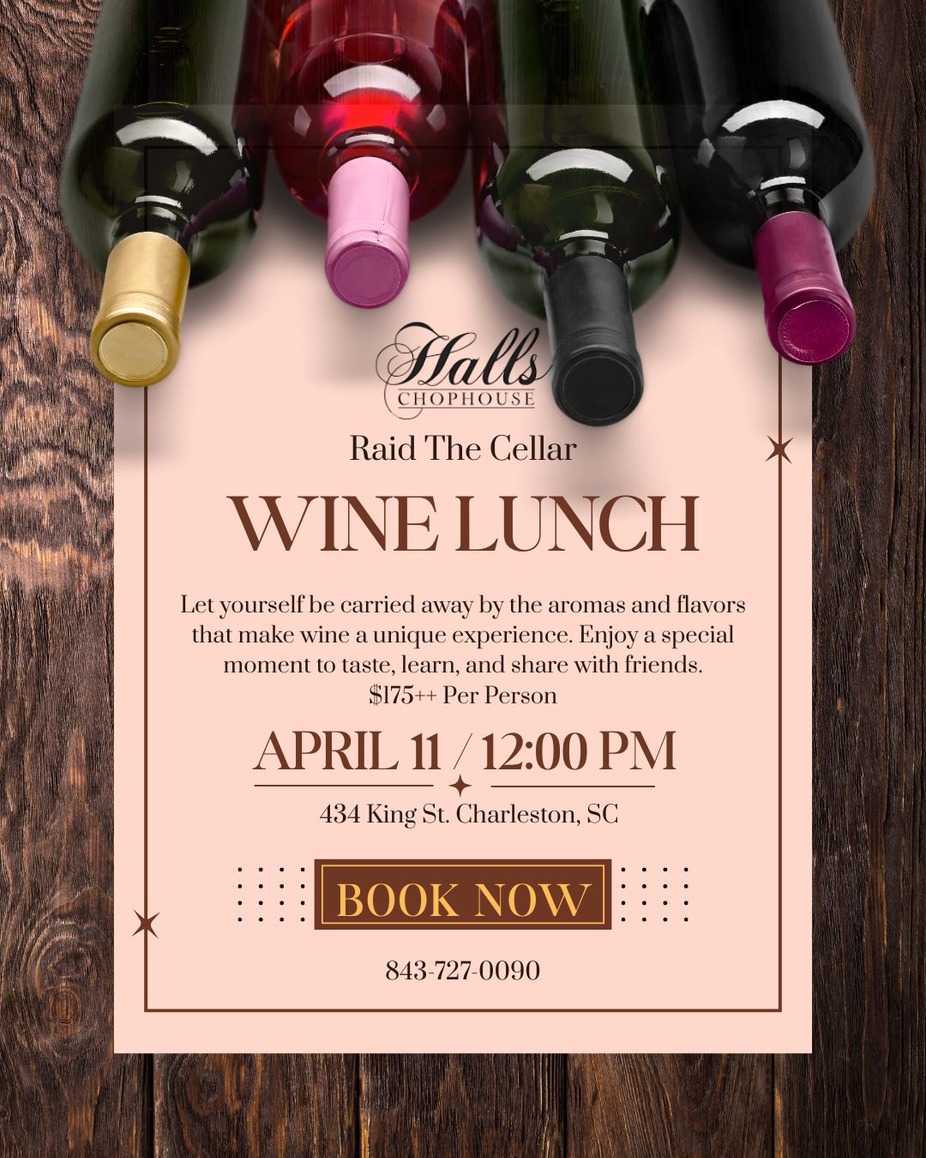 Raid the Cellar at Halls! event photo