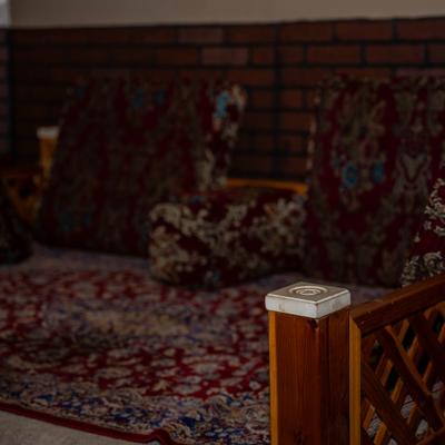 Persian Bed in Dining Area.