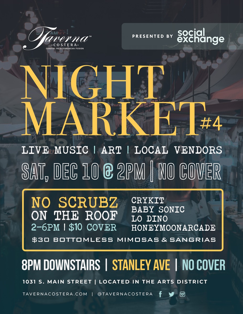 Taverna Night Market #4: No Scrubz and Stanley Ave event photo