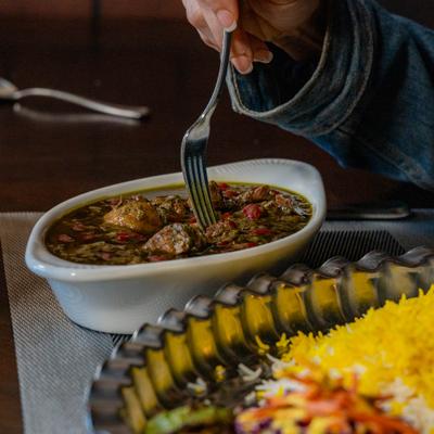 Gheymeh Bademjan Stew.
