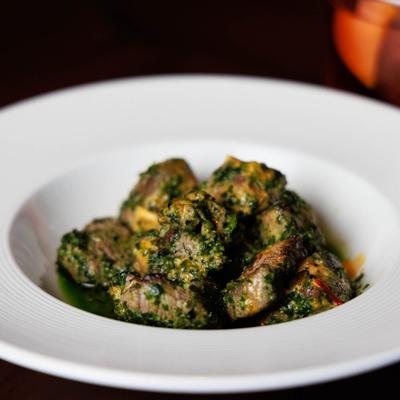 Chimichurri Steak Bites.