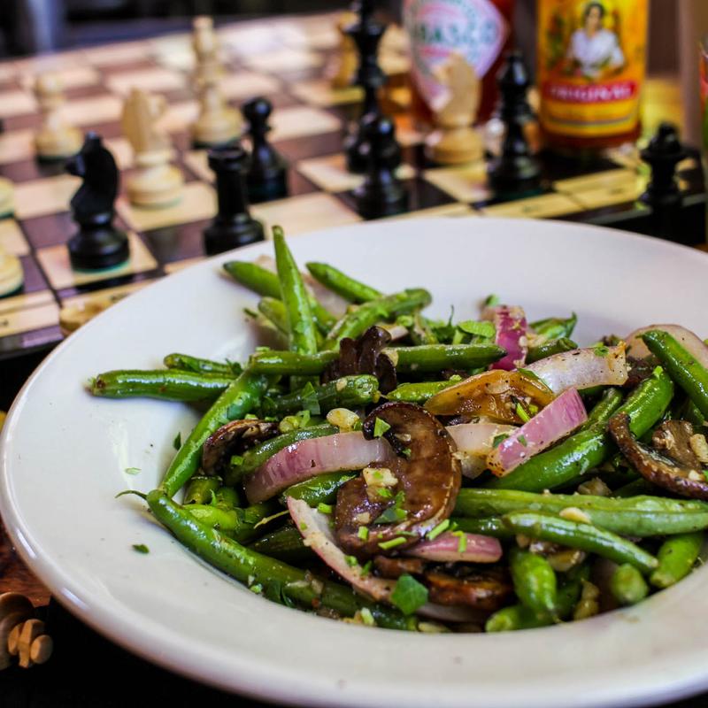 Cast Iron Green Beans & Mushrooms photo