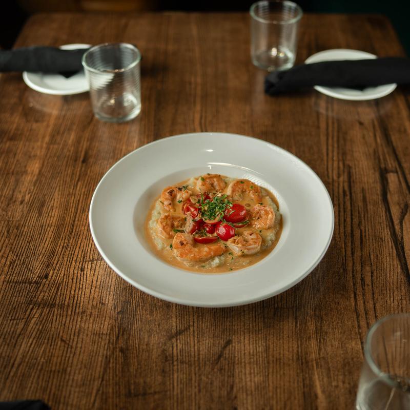menu item 12 of 12, Shrimp & Grits