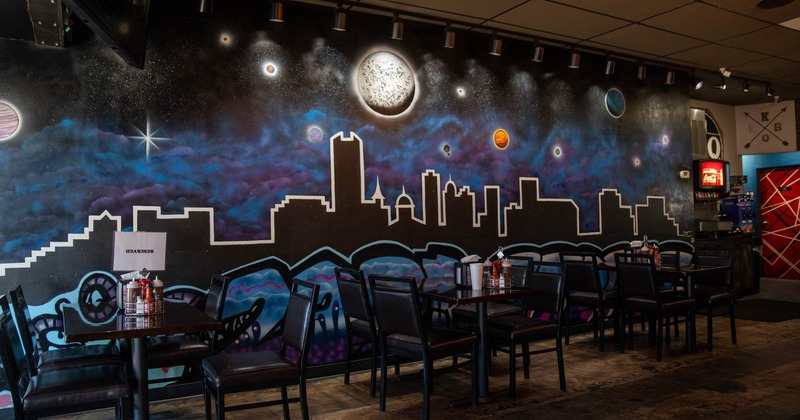 Interior, dining area