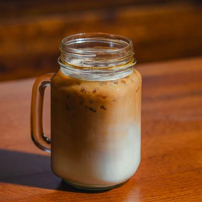 Iced latte.