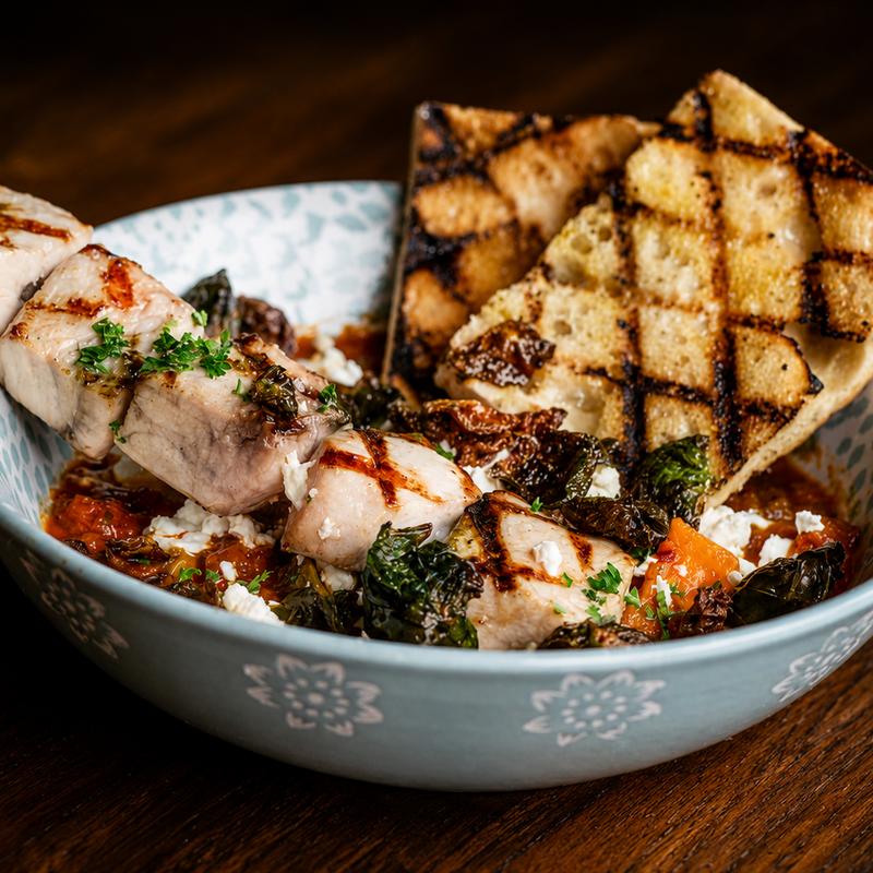 Grilled Swordfish Kebab photo