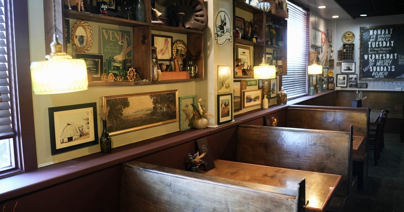 Interior, dining area