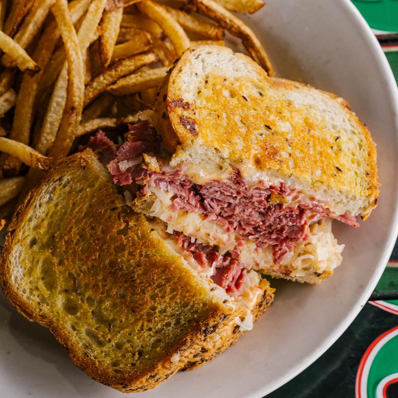 menu item 5 of 9, Corned Beef Reuben