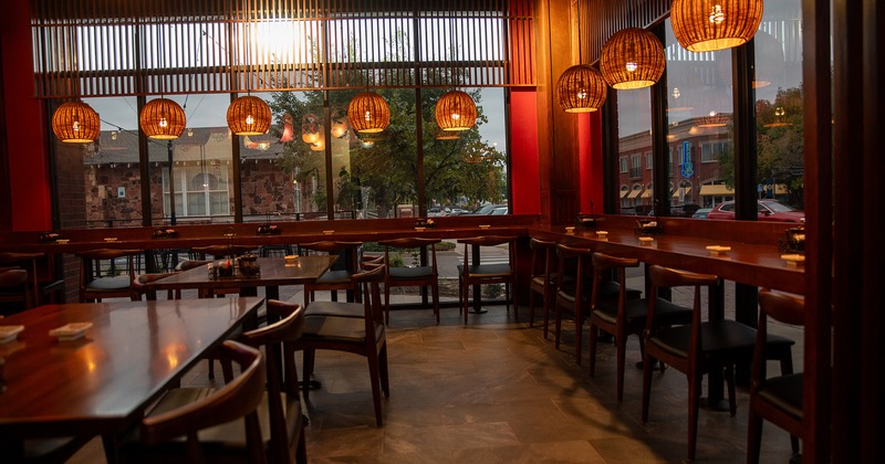 Interior space, dining area