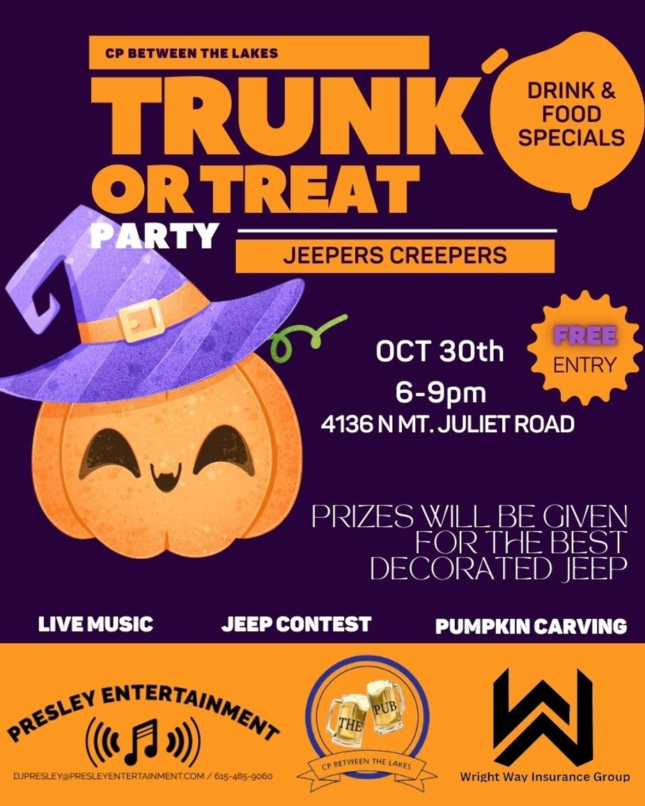 Jeep Trunk or Treat  & Pumpkin Carving event photo