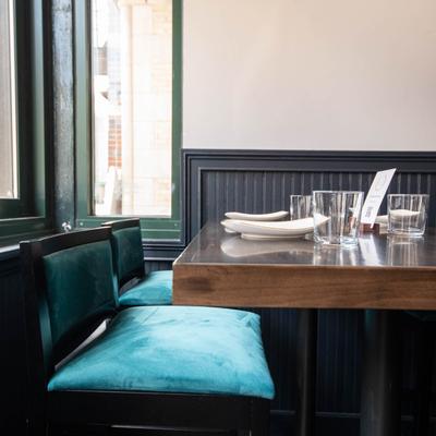 Interior, dining table