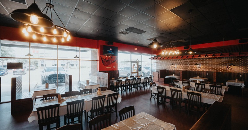 Interior, dining area