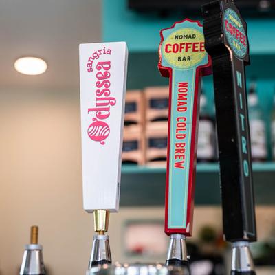 Taps for the cold brew dispenser.