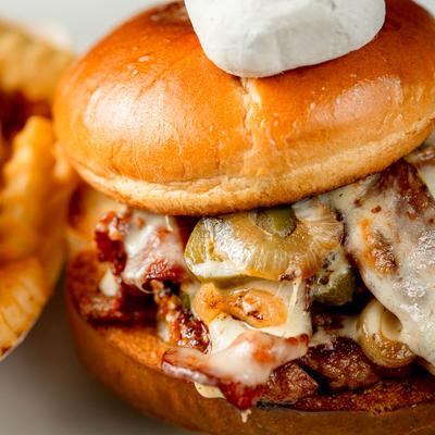 The High Life Man burger.