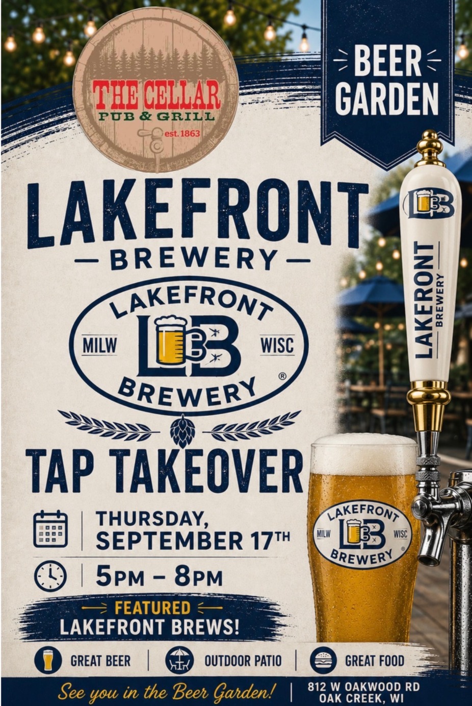 Beer Garden-Lakefront Brewery event photo