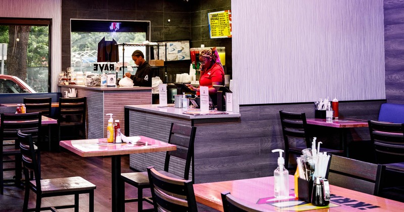 Interior seating area