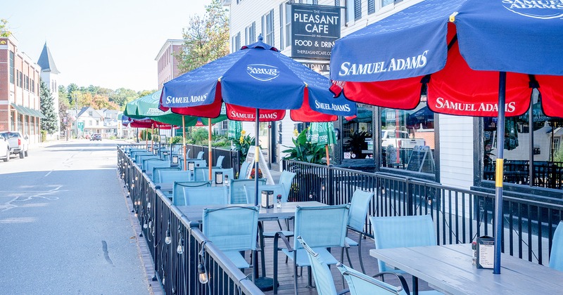 Outdoor seating area