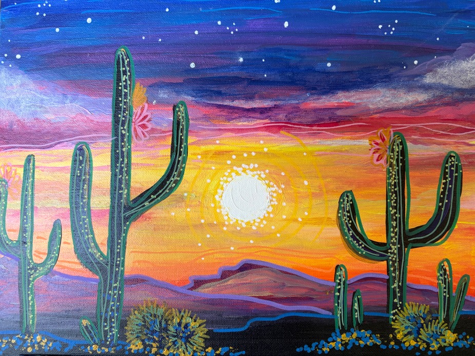 Paint, Sip, Taste event photo