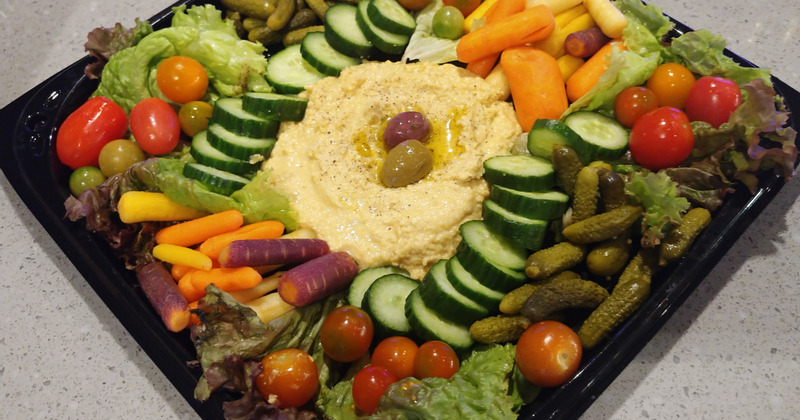 This is a picture of our Hummus Catering Platter