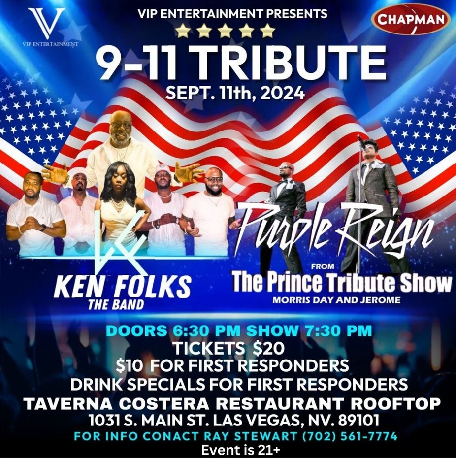 9-11 Tribute: Ken Folks, Purple Reign event photo