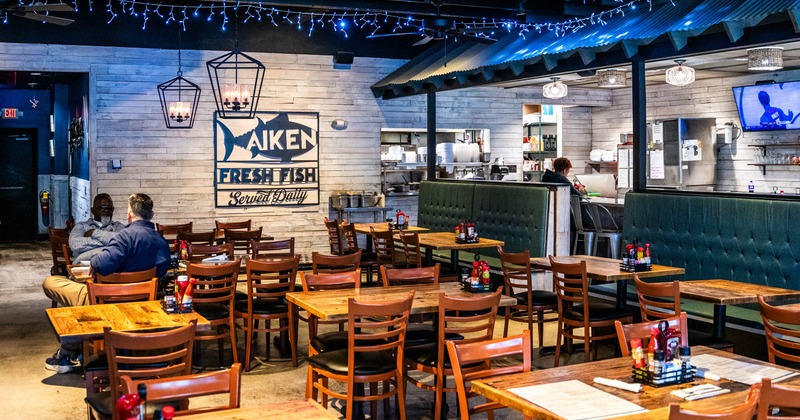 Interior, dining area