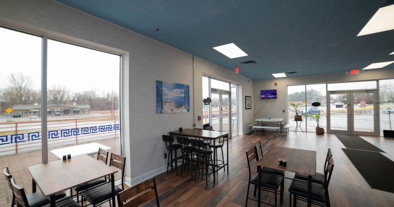 Interior, dining area