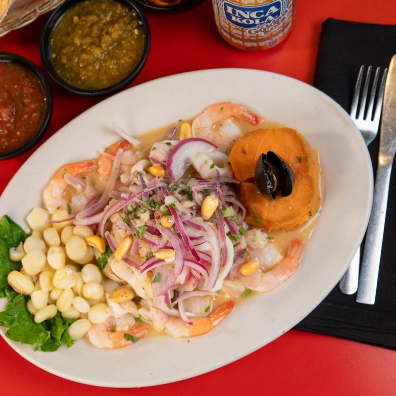 menu item 4 of 16, *Ceviche Mixto