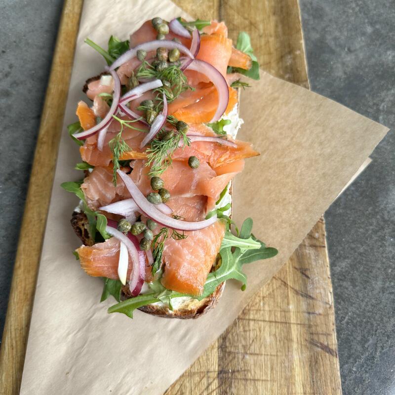 Salmon Lox Toast photo