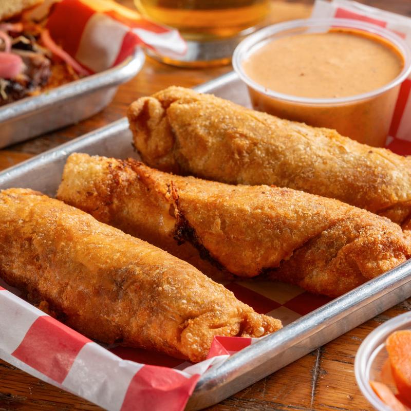 menu item 1 of 39, Mac - N - Cheese & Brisket Egg Rolls