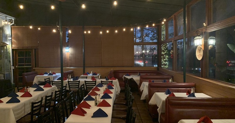 Interior, dining area