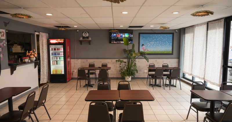 Interior, dining area