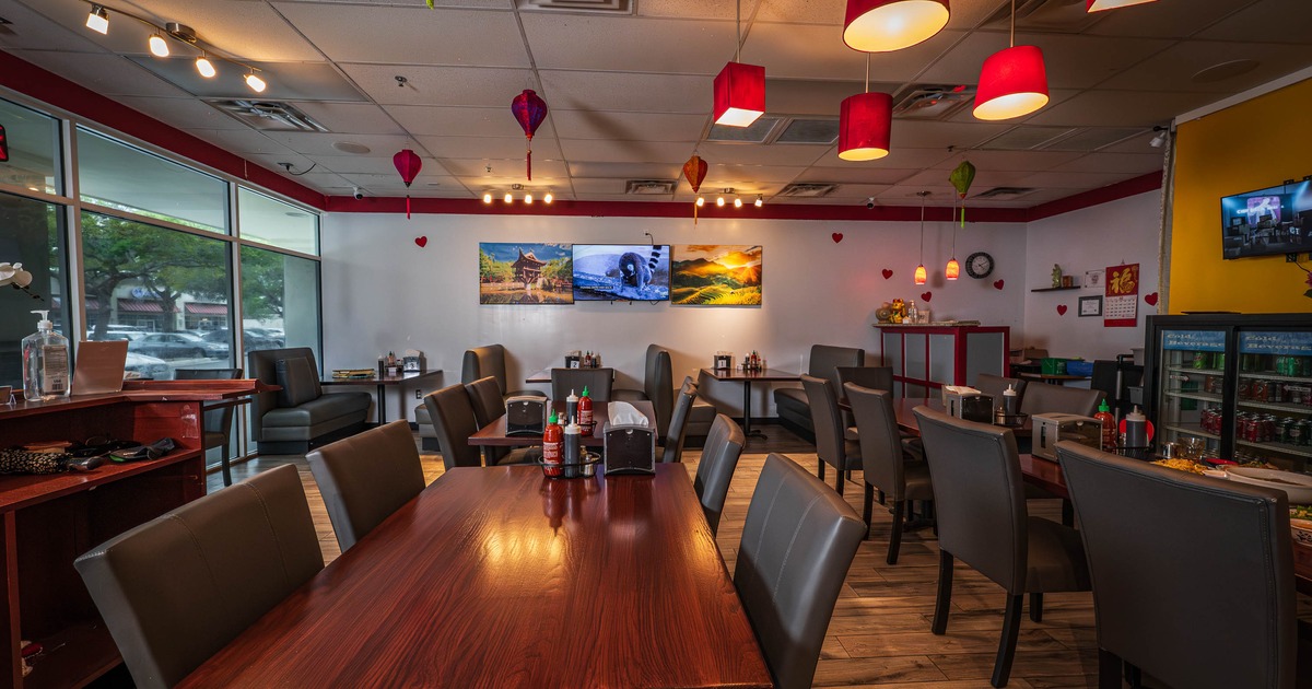 Restaurant dining area