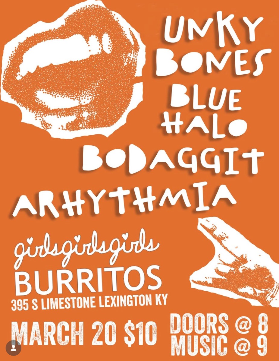 Bodaggit, Unky Bones, Blue Halo, ARHYTHMIA Live Hits start at 9pm event photo