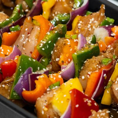 Teriyaki Kabobs.