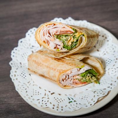 Santa Fe turkey wrap.