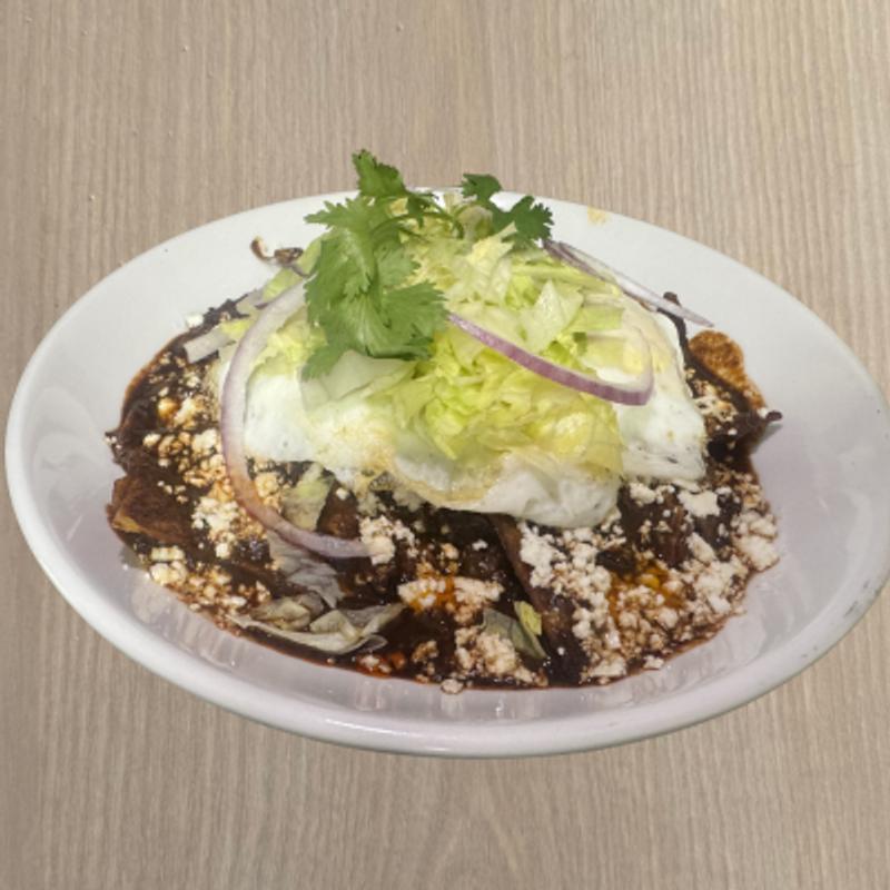 menu item 2 of 59, Oaxaca Mole Chilaquiles