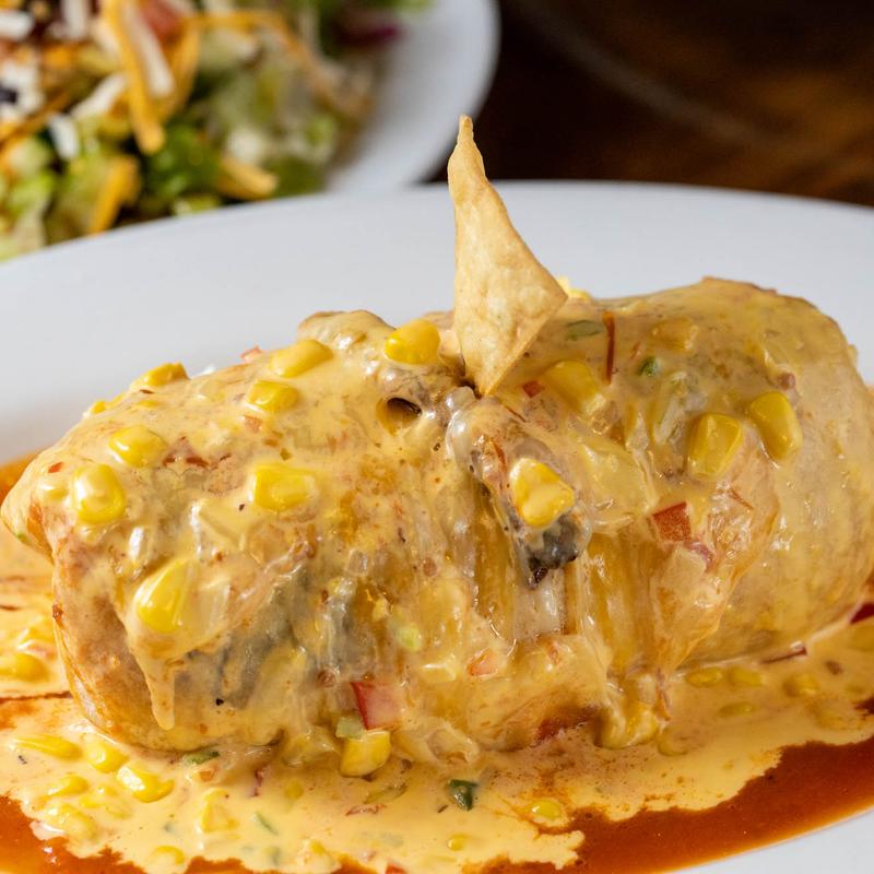 menu item 14 of 28, Steak and Corn Chimichanga