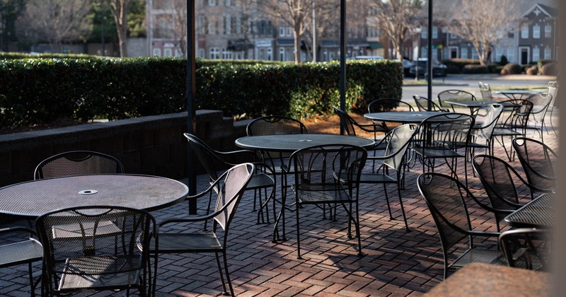 Exterior seating area