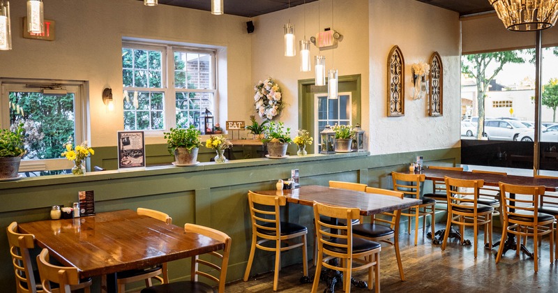 Interior, dining area