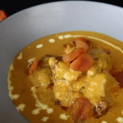Apricot Lamb Korma.