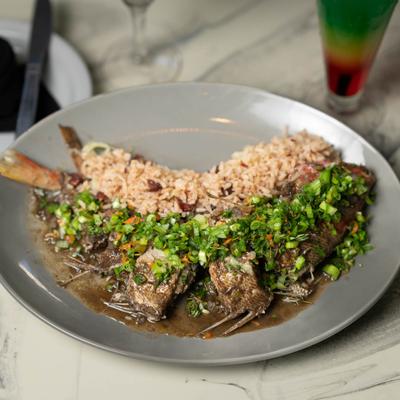Jerk Red Snapper.