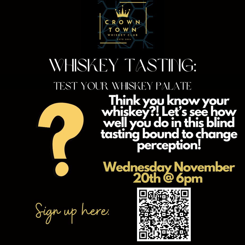 Whiskey Tasting: Test Your Whiskey Palate event photo