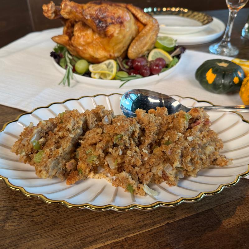 Cajun Cornbread Dressing photo